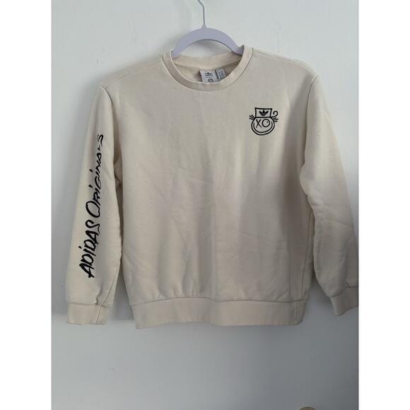 Adidas Original Sweater Unisex Kids Cream 11/12y (US M) Andre Saraiva Edition - Picture 1 of 5
